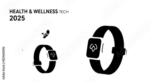 Minimalistic black and white smartwatch duo highlighting modern wearable technology and sleek wrist accessory design.