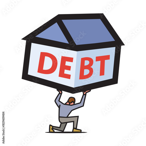 A Man to Carry a House Debt real estate.