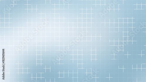 Bright blue frost effect background with a structured white grid pattern Features clean geometric lines perfect for tech visuals winter themes and minimal modern design elements