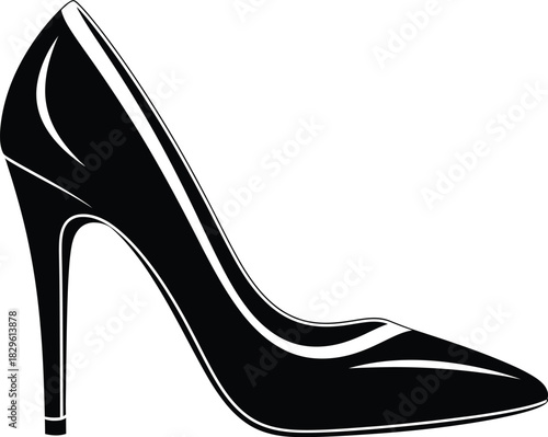 Find the perfect black high heel shoe for your next formal occasion eps silhouette