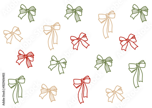 hand drawn ribbon wallpaper