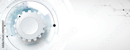 Cloud technology background and network science concept