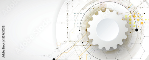 Cloud technology background and network science concept