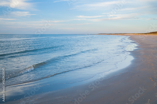 Fototapeta Naklejka Na Ścianę i Meble -  evening mood at the seaside in denmark