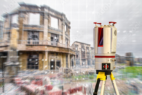 Geodetic surveying uses a t...