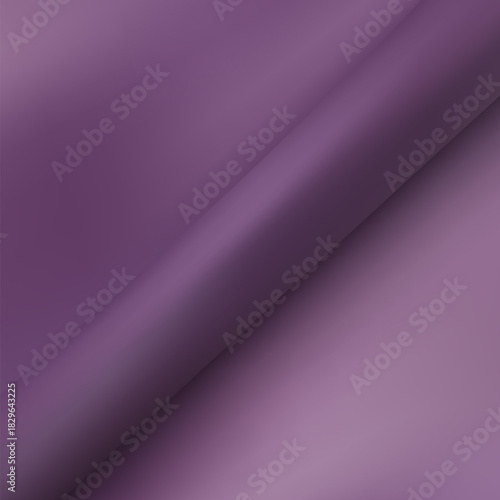 A sample of dark fabric with a rolled edge. Beauty and fashion, textiles. Eps 10