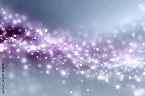 Abstract Neural Network: A stunning visual representation of interconnected networks, showcasing a luminous array of dots and lines that evoke the complexities of data, technology.