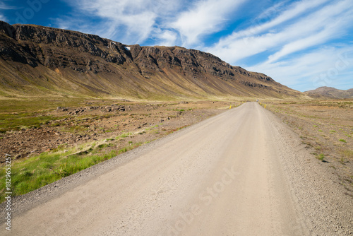 gravel road in iceland