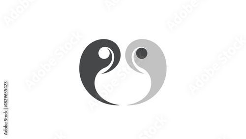 Yin and Yang symbol, representing balance, harmony, and the interconnectedness of opposing forces.