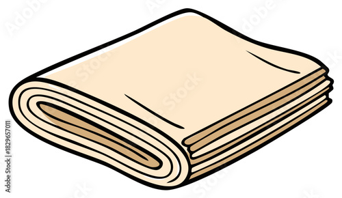 Folded Fabric Stack Textured Material Cloth Layers Textile Soft Goods Merchandise Items