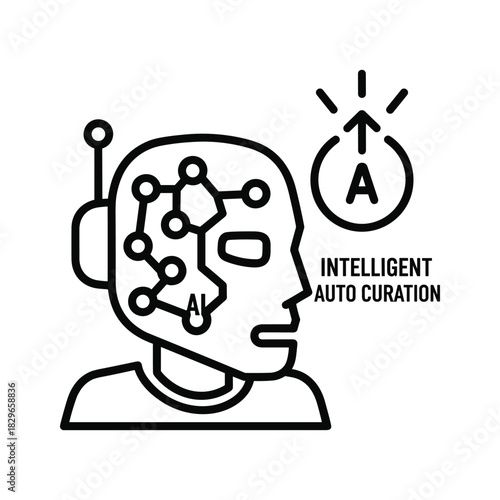 Black and white illustration of a hint with a question mark on