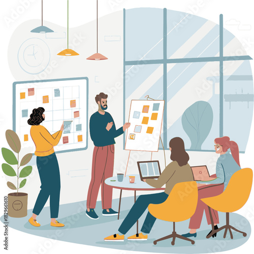 business meeting in the office