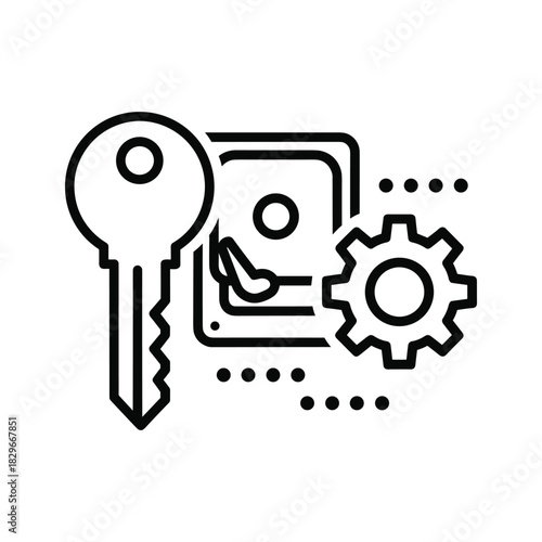 Rest api integration process diagram with http client and retrofit library, isolated on white background