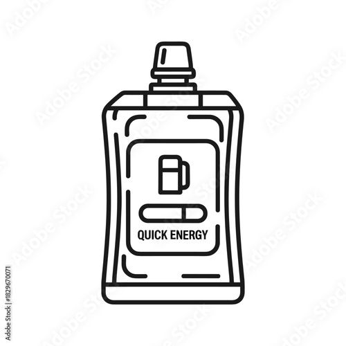 Detailed line icon of a speedometer indicating high velocity with average and instantaneous data measurements.