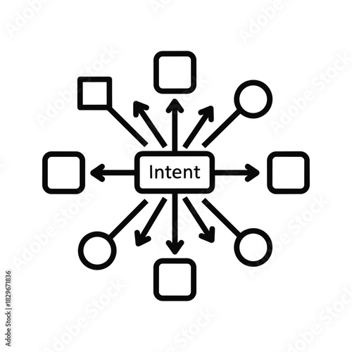 Model view controller mvc design pattern diagram illustrating software application structure, isolated on white background
