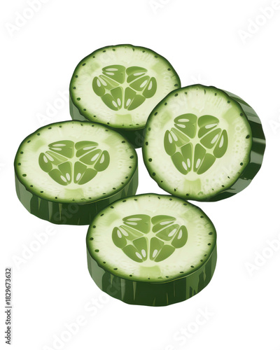 Crisp cucumber slices bring fresh flavor to your culinary creations, perfect for salads, garnishes, and healthy recipes with a clean, refreshing taste