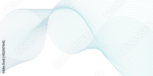 Energy abstract smooth blue frequency isolated element creative blend curve flow line technology modern white web banner vector beautiful waveform light music energy design.	