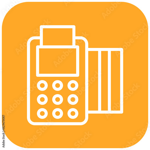 Vector Design Pos Terminal Icon Style