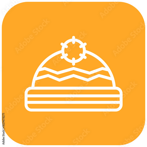 Vector Design Winter Hat Icon Style