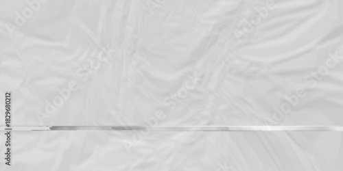 Creased aged white document canvas old paper. crumple texture wrinkle parchment empty letter texture.	