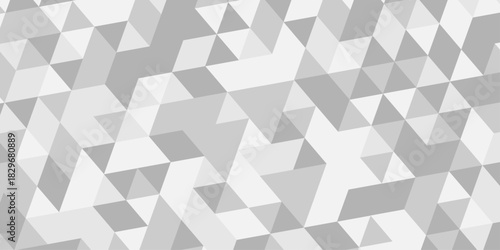 Abstract geometric origami white, gray square cube triangulated random cube low polygon triangle textile abstract corporate creative design.	
