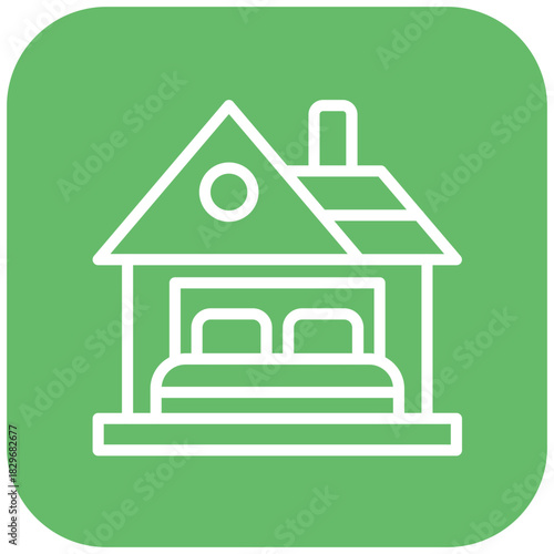 Vector Design Accommodation Icon Style