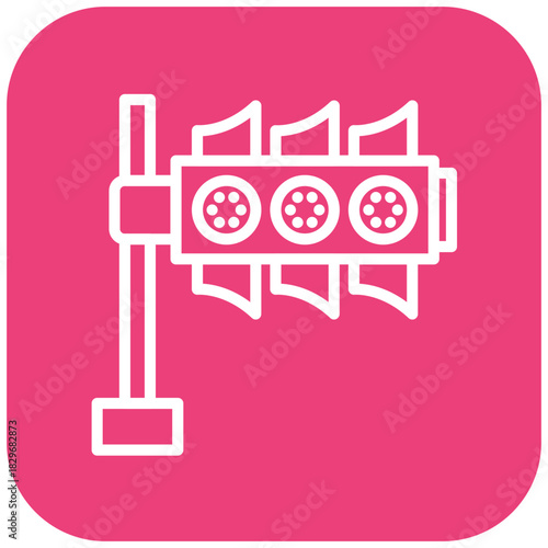 Vector Design Traffic Lights Icon Style