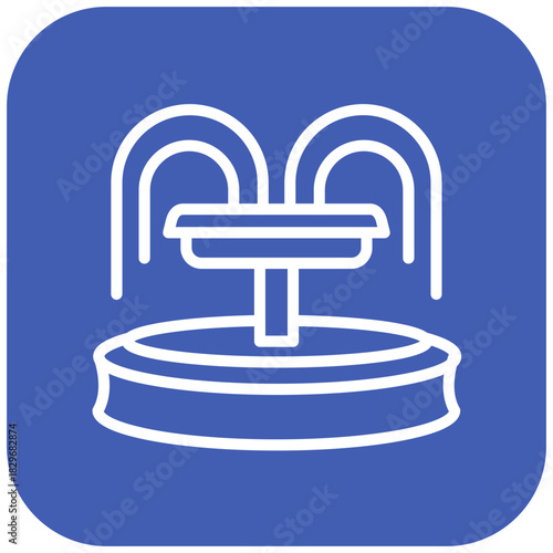 Foto Vector Design Fountain Icon Style