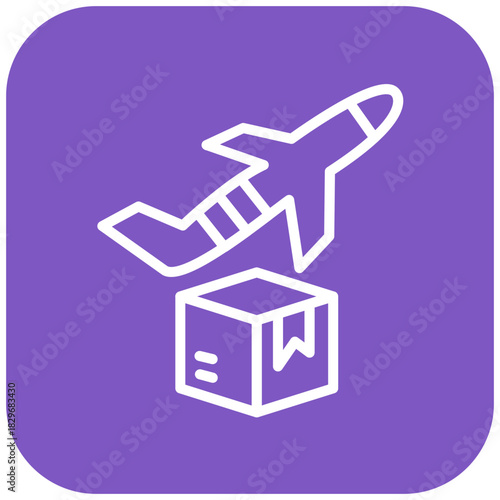 Vector Design Air Shipping Icon Style