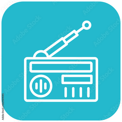 Vector Design Radio Icon Style