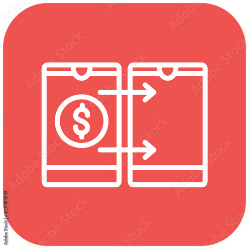 Vector Design Money Transfer Icon Style