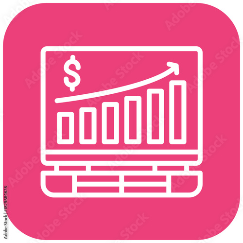 Vector Design Profits Icon Style