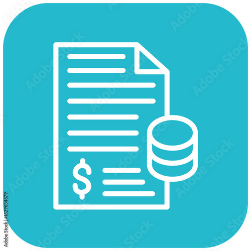Vector Design Invoice Icon Style