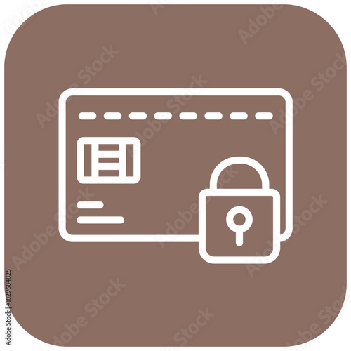 Vector Design Card Blocked Icon Style