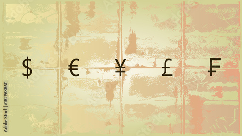 Currency symbols set, Global Forex icons