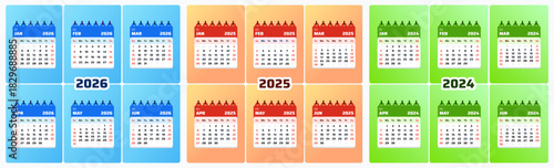 June 2026 Calendar. May January March April February 2025, 2024, 2026 Daily Planner. Minimal April 2024 Layout. Vector artwork