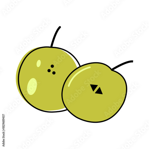 minimalist pear design