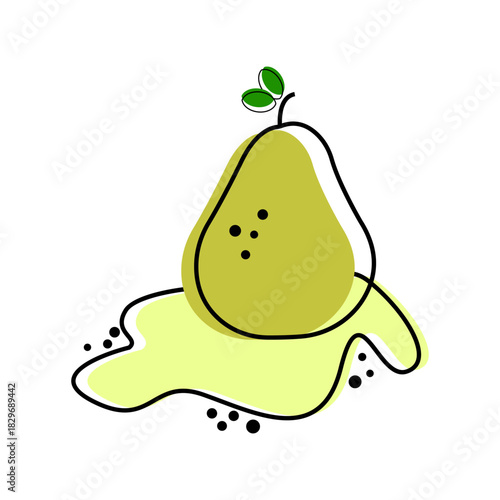 minimalist pear design