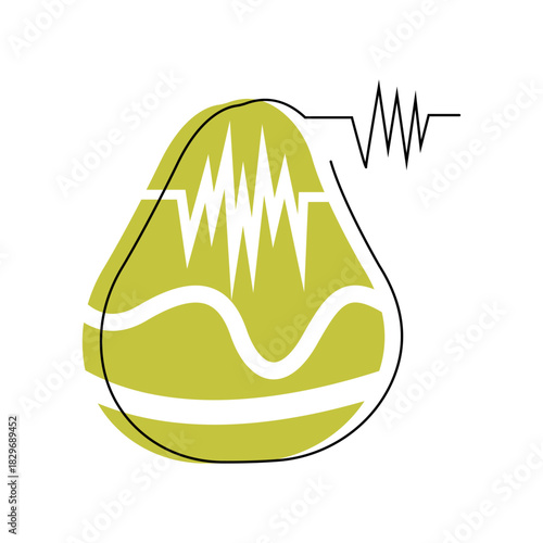 minimalist pear design