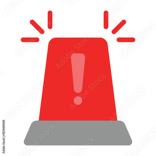 siren icon vector design template simple and modern