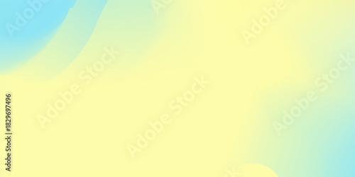 Soft pastel gradient blending yellow and blue tones with a gentle, airy feel perfect for fresh, calming, and modern abstract vector backgrounds. and line smooth