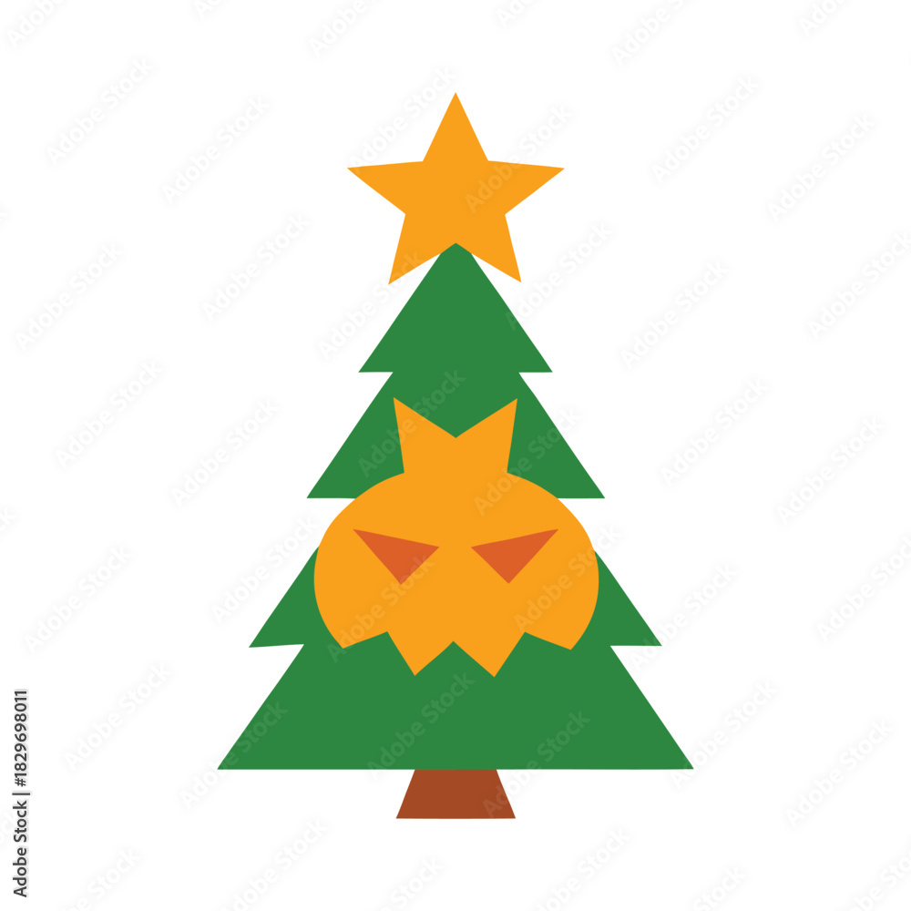 Fototapeta premium vector christmas tree