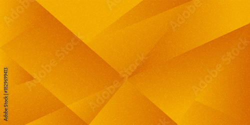 Brown mustard orange gold golden yellow beige white abstract background. Geometric shape. Line stripe corner triangle. Color gradient. Noise grain