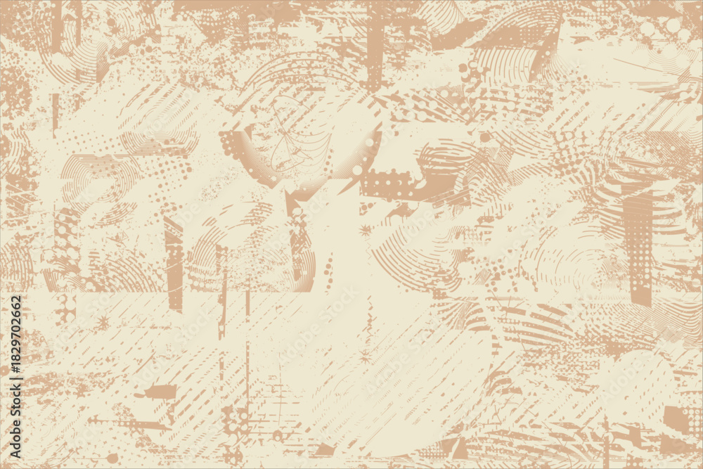 Fototapeta premium Grunge background texture vector overlay with rough halftone noise for modern design, posters and digital layouts. Combined and mixed layered background for digital design.