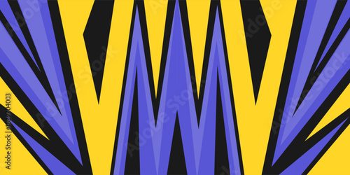 abstract sport background yellow, blue color with geometric shape patterns, suitable for gaming, racing, sports, e-sports themes