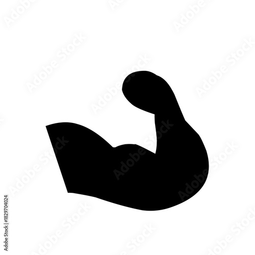 muscle hand silhouette