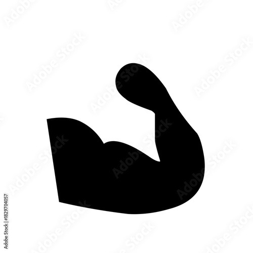 muscle hand silhouette