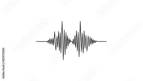 Leaning skyscraper building reflected in water silhouette