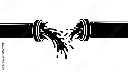 Falling rocks hazard sign with downward arrow warning symbol silhouette