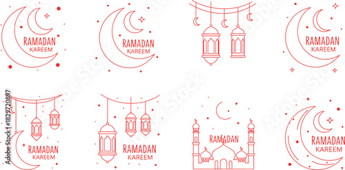 Elegant hanukkah card templates with menorahs and festive decorations in red